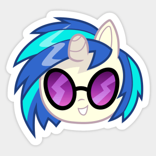 DJ-Pon3 face Sticker